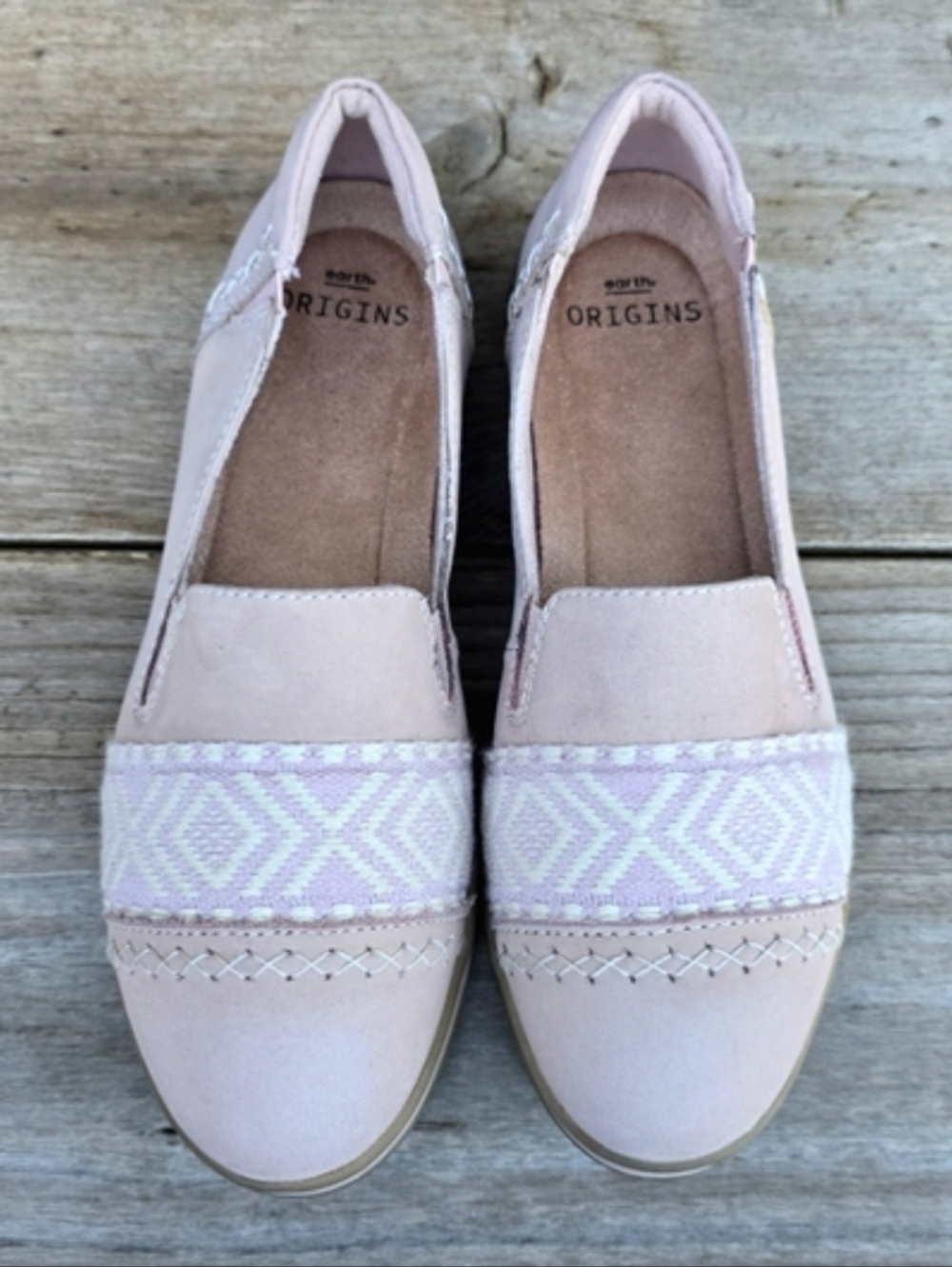 Earth Origins NEW Bailey Coastal Boho Woven Band Comfort Flats 7M
